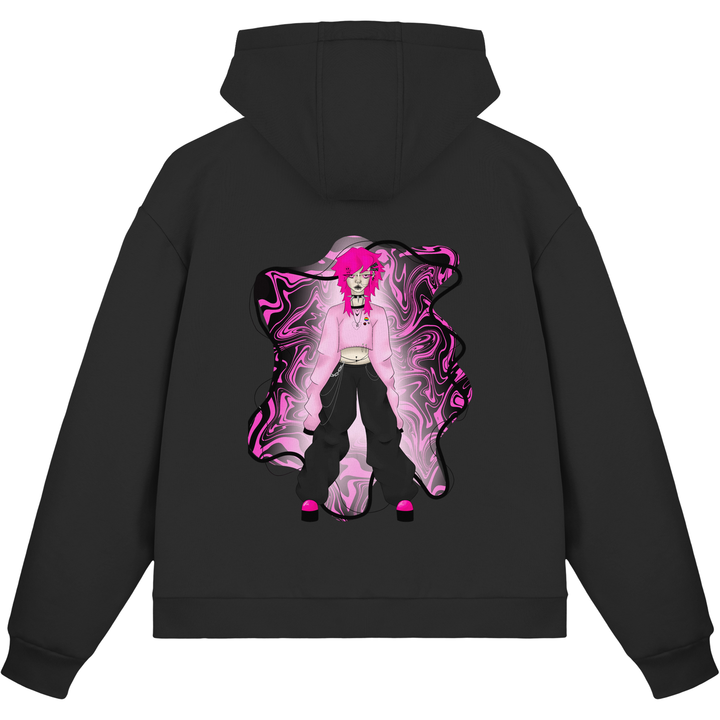 Midnight Grid - Zipper